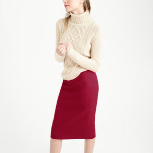 J. CREW Wool No. 2 Pencil Skirt